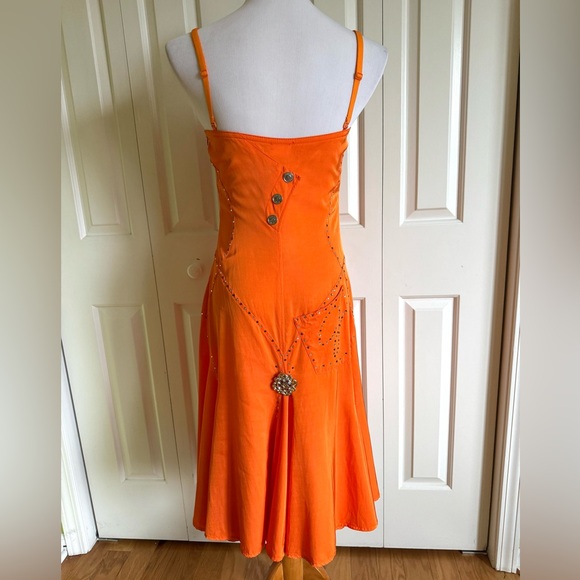 Versace Jeans Couture Dresses & Skirts - VERSACE JEANS COUTURE Orange Tank Dress 6/42